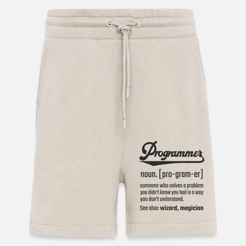 Programmer programmer noun noun definition - Shorts - made by SPREAD - WARM CLAY
