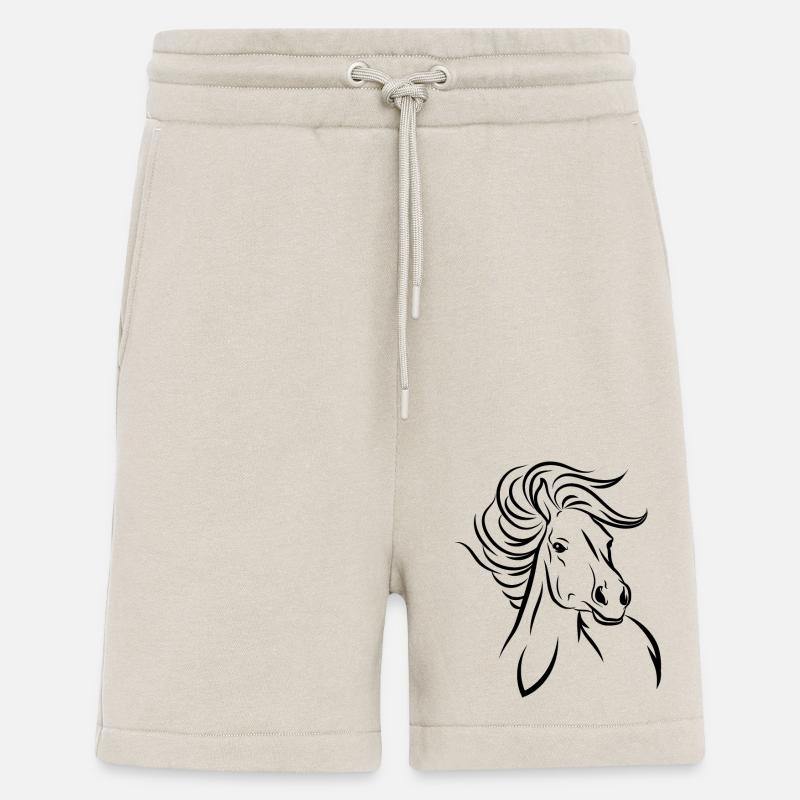 Cheval cheval - Short bio décontracté fabriqué en UE - WARM CLAY