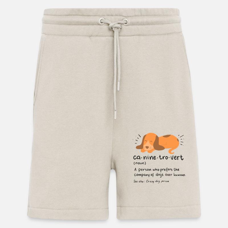 Introvertiert Geschenk Introvert Unsozial - Shorts - made by SPREAD - WARM CLAY