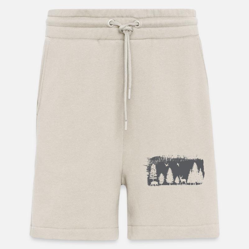 Conception de la forêt - Short bio décontracté fabriqué en UE - WARM CLAY