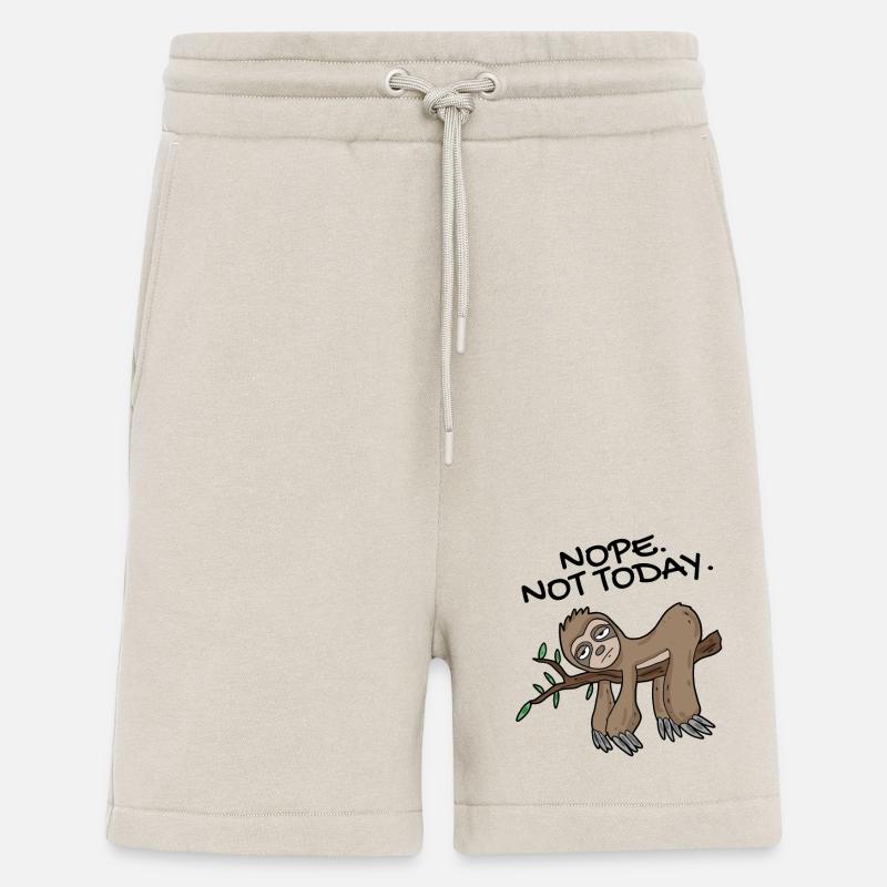 Faultier Nope not today - Shorts - made by SPREAD - WARM CLAY