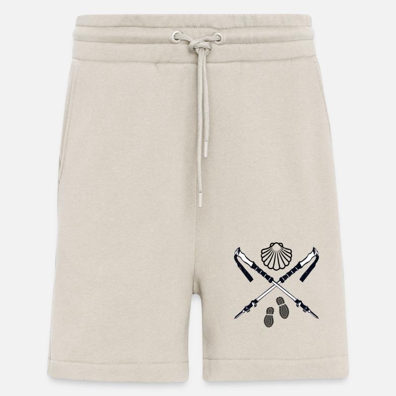 Chemin de Saint-Jacques - Short bio décontracté fabriqué en UE - WARM CLAY