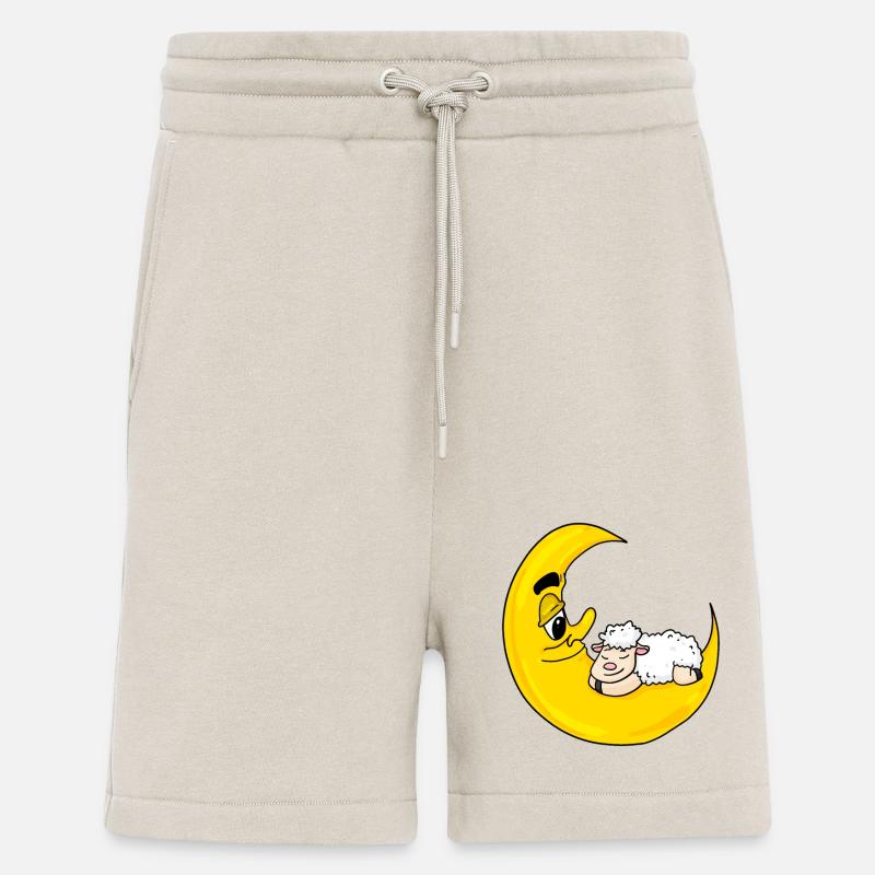 Sheep moon sleeping cute gift - Shorts - made by SPREAD - WARM CLAY