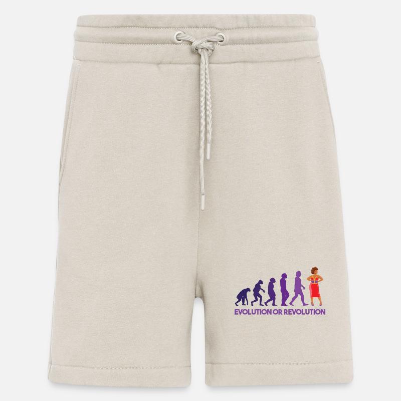 Drag Queen Evolution Oder Revolution - Shorts - made by SPREAD - WARM CLAY