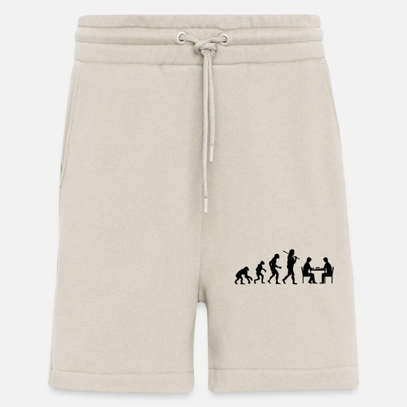 Evolution Schach - Shorts - made by SPREAD - WARM CLAY