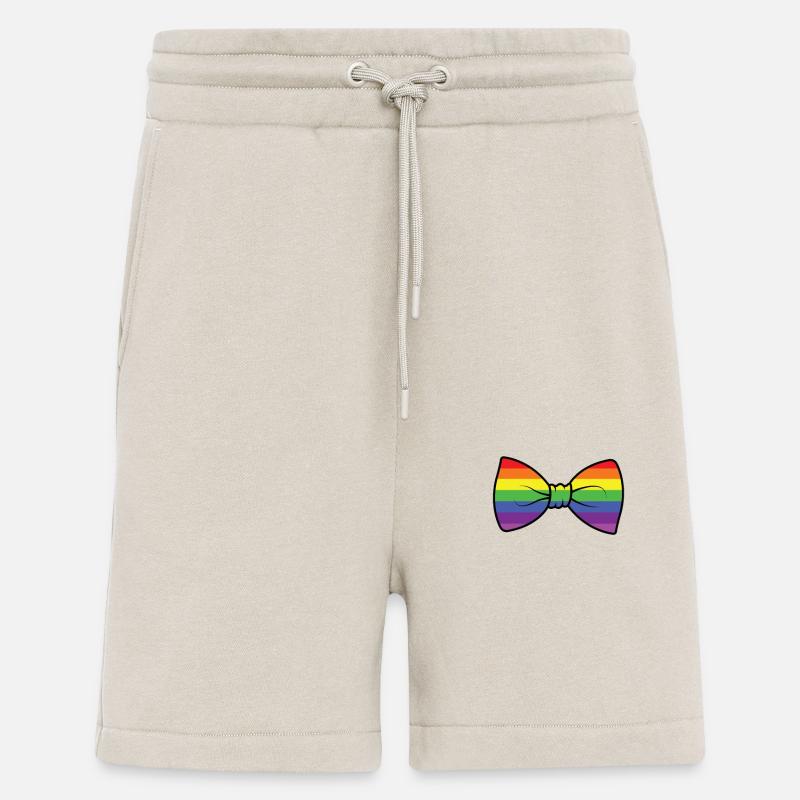 Fliege Hochzeit LBGT Regenbogen Geschenk - Shorts - made by SPREAD - WARM CLAY