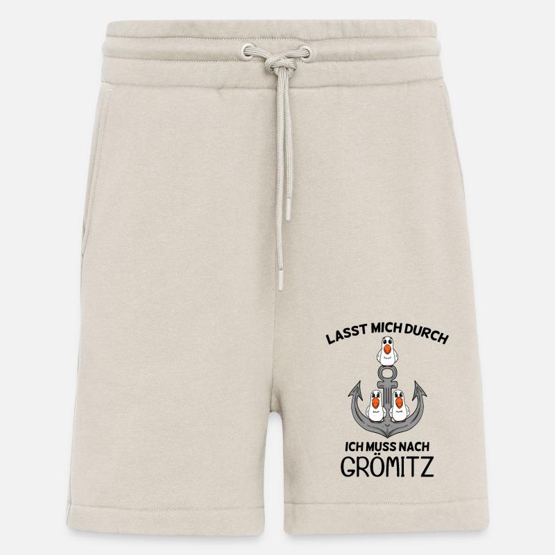 Grömitz Ostsee Spruch Geschenk - Shorts - made by SPREAD - WARM CLAY