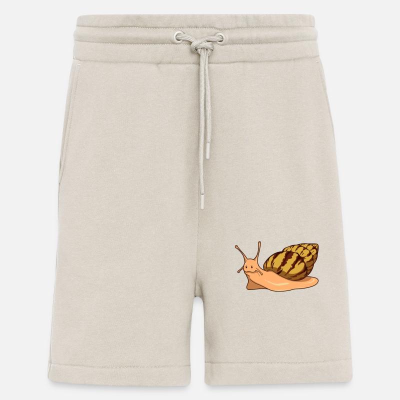 Comic Agate Snails - Snails - Shorts - made by SPREAD - WARM CLAY