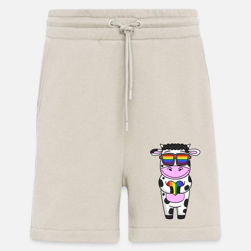 Kuh Regenbogen - Shorts - made by SPREAD - WARM CLAY