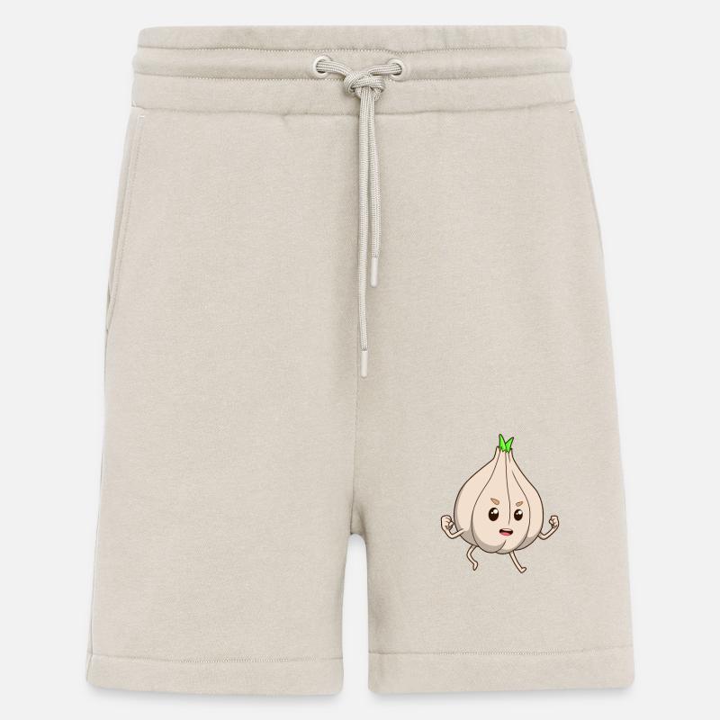 Comic Knoblauch - Shorts - made by SPREAD - WARM CLAY