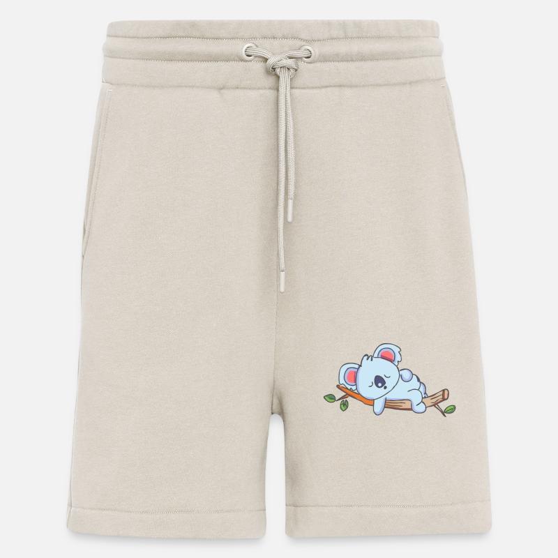 Koala Sleeping Koala Bear - Shorts - made by SPREAD - WARM CLAY