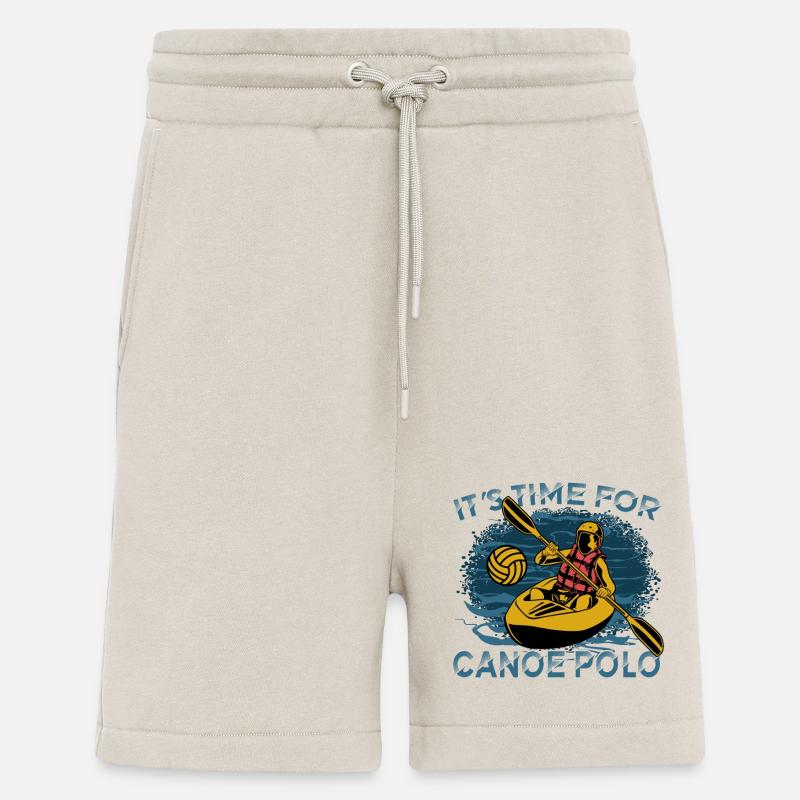 C’est l’heure du canoë-polo - Short bio décontracté fabriqué en UE - WARM CLAY