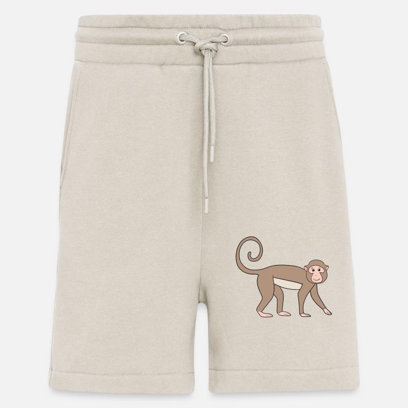 Büschelaffe Affe - Shorts - made by SPREAD - WARM CLAY