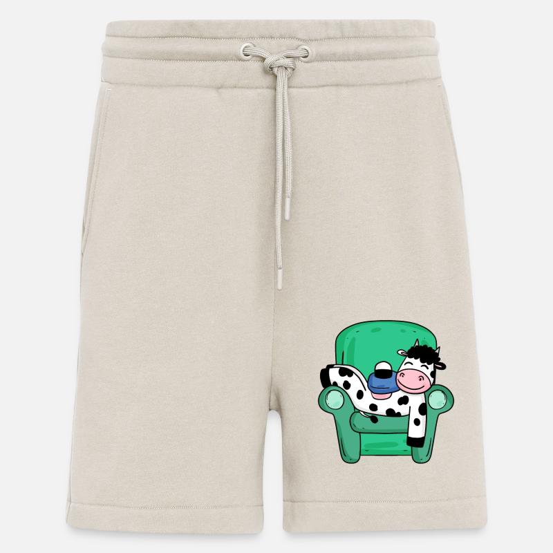 Vache - Short bio décontracté fabriqué en UE - WARM CLAY