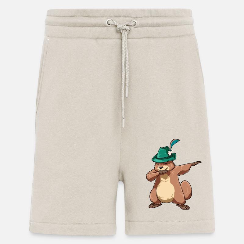 Dabbing Murmeltier Sieger - Shorts - made by SPREAD - WARM CLAY