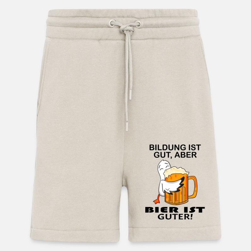 Bier Spruch lustig - Shorts - made by SPREAD - WARM CLAY