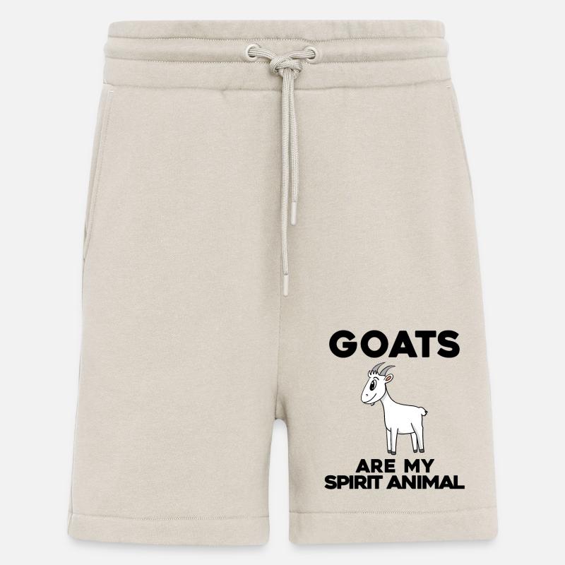 Ziege Ziegenbock Bock - Shorts - made by SPREAD - WARM CLAY