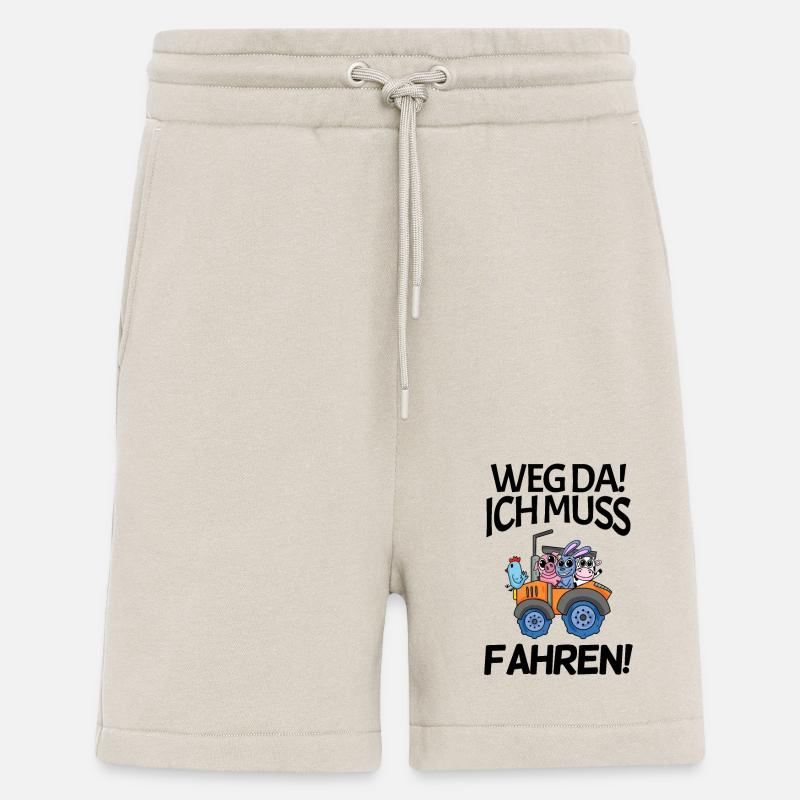 Traktor Trecker Spruch - Shorts - made by SPREAD - WARM CLAY