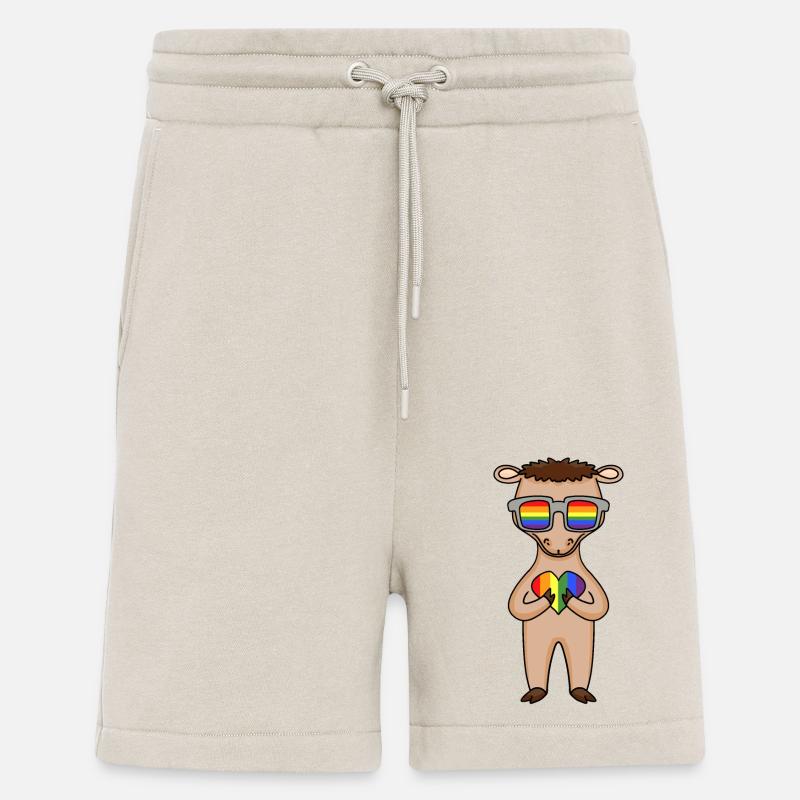 LGBT Tier Kamel Regenbogen - Shorts - made by SPREAD - WARM CLAY