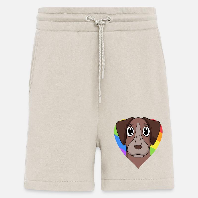 Homosexuell Regenbogen Pointer Hund - Shorts - made by SPREAD - WARM CLAY