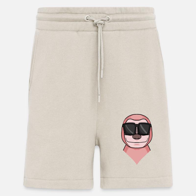Faultier mit Brille - Shorts - made by SPREAD - WARM CLAY
