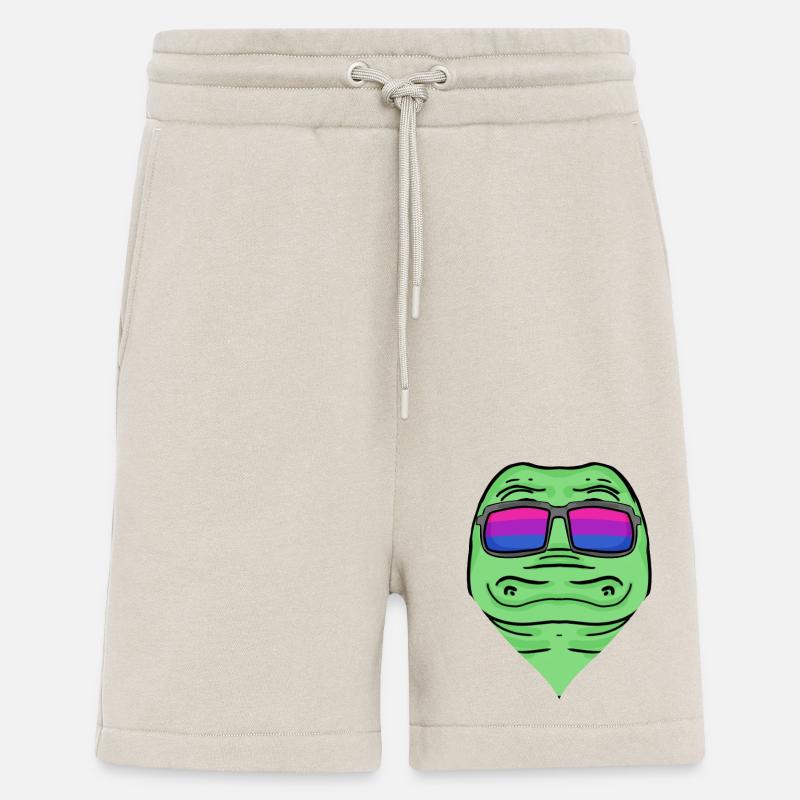 Cadeau crocodile bisexuel - Short bio décontracté fabriqué en UE - WARM CLAY