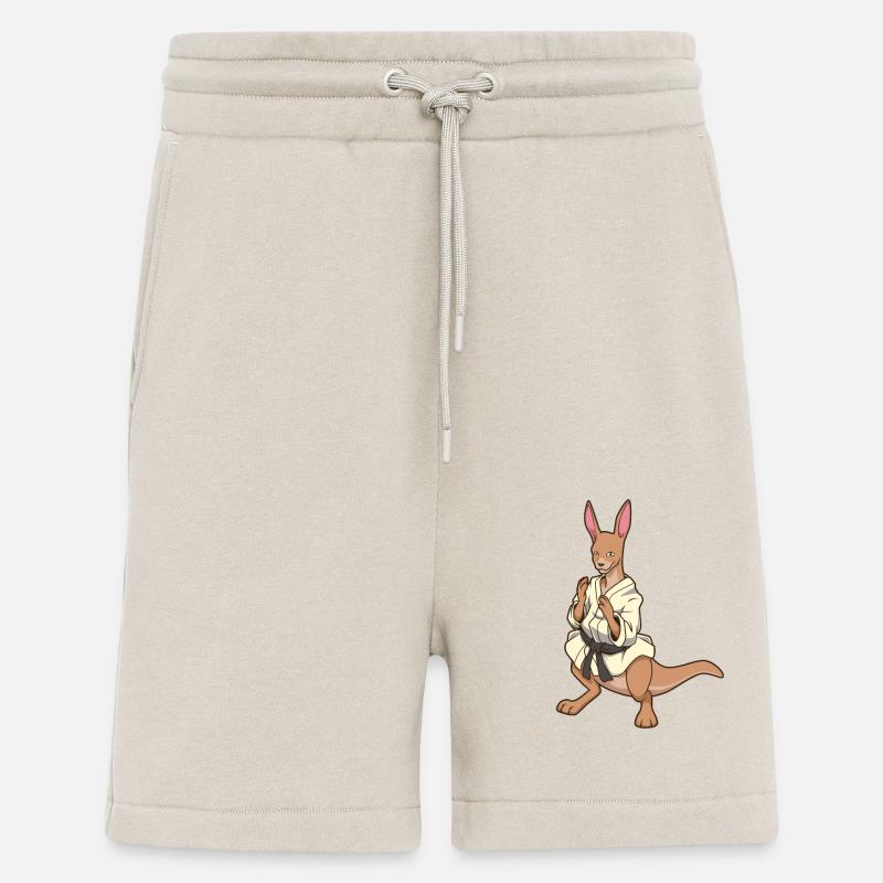 Comic Känguru macht Judo - Shorts - made by SPREAD - WARM CLAY