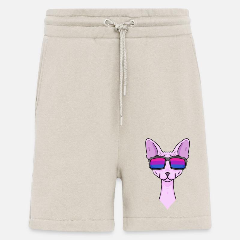 Bisexual Sphynx Cat Gift - Shorts - made by SPREAD - WARM CLAY