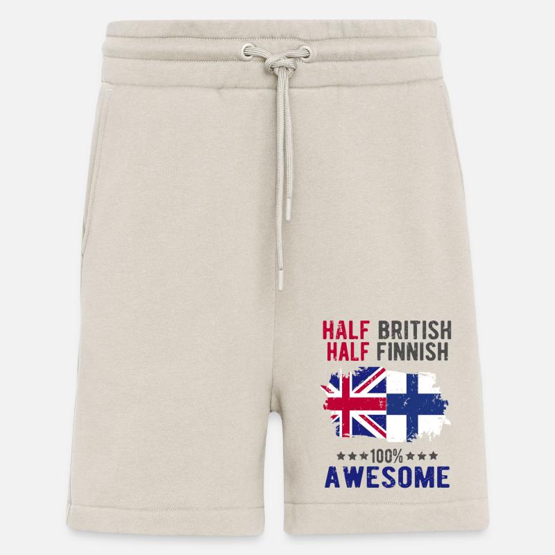 Halb Brite Halb Finne - Shorts - made by SPREAD - WARM CLAY