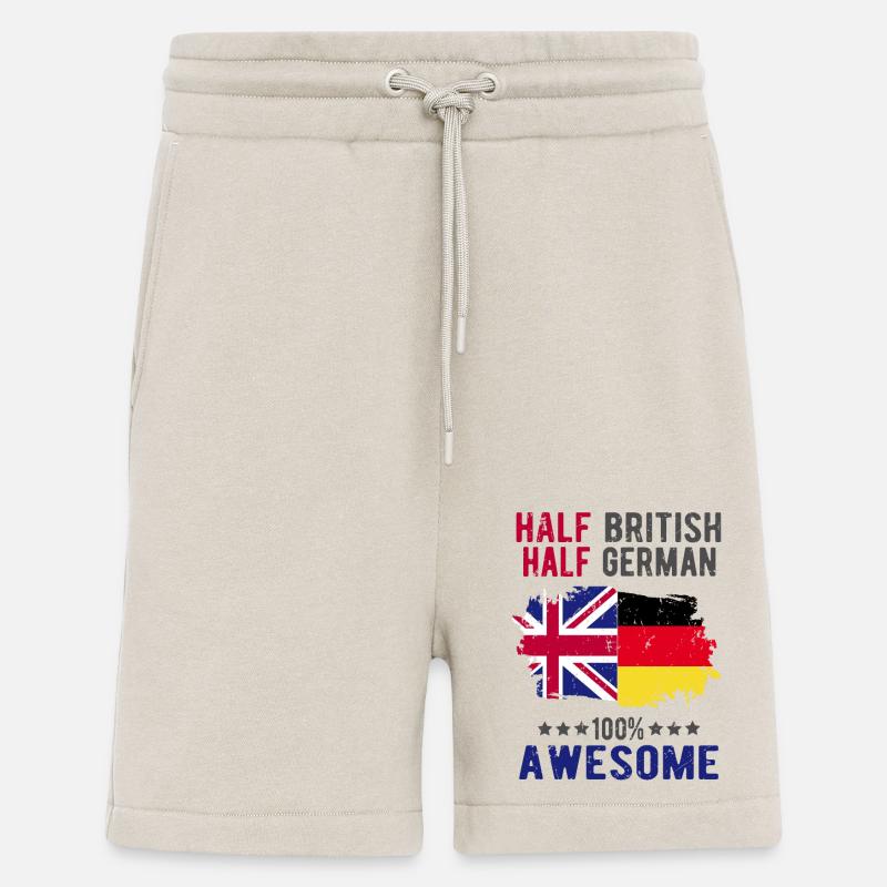 Halb Brite Halb Deutscher - Shorts - made by SPREAD - WARM CLAY