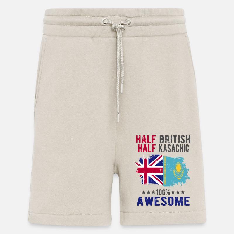 Halb Brite Halb Kasache - Shorts - made by SPREAD - WARM CLAY
