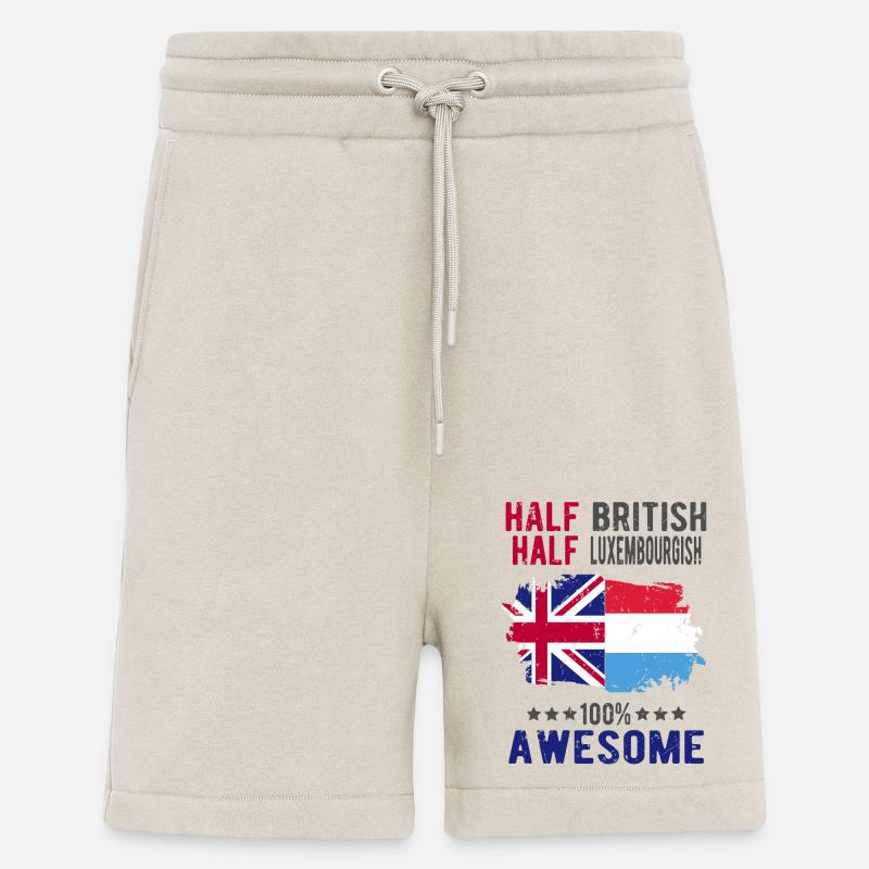 Half British Half Luxembourger - Shorts - made by SPREAD - WARM CLAY