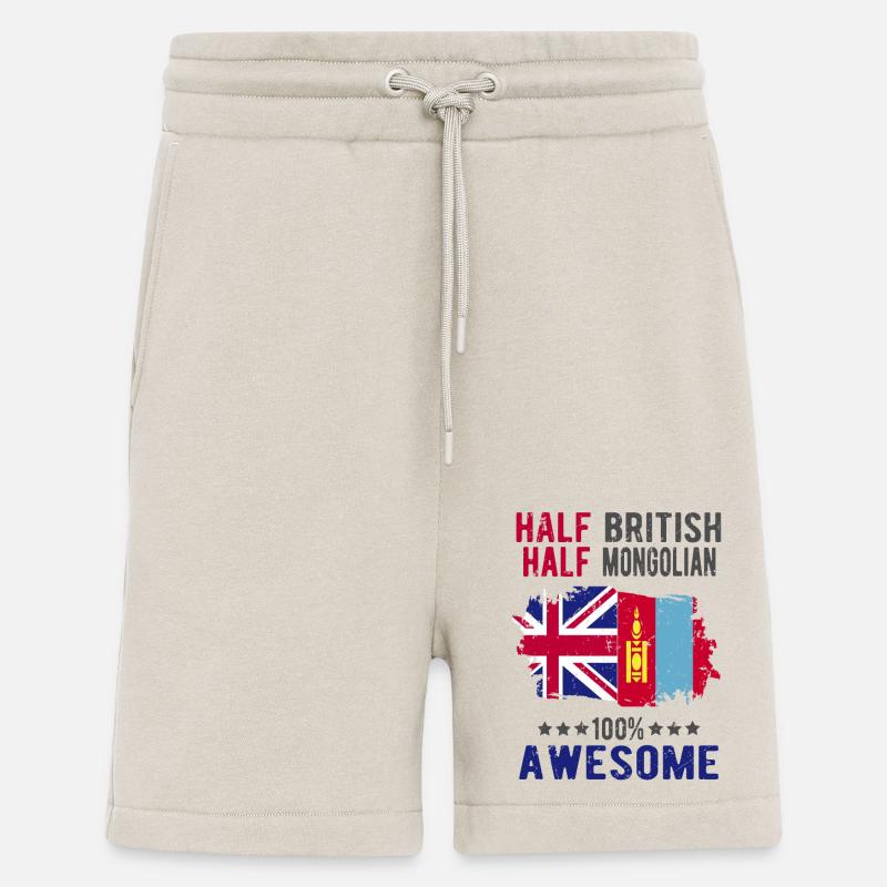 Halb Brite Halb Mongole - Shorts - made by SPREAD - WARM CLAY
