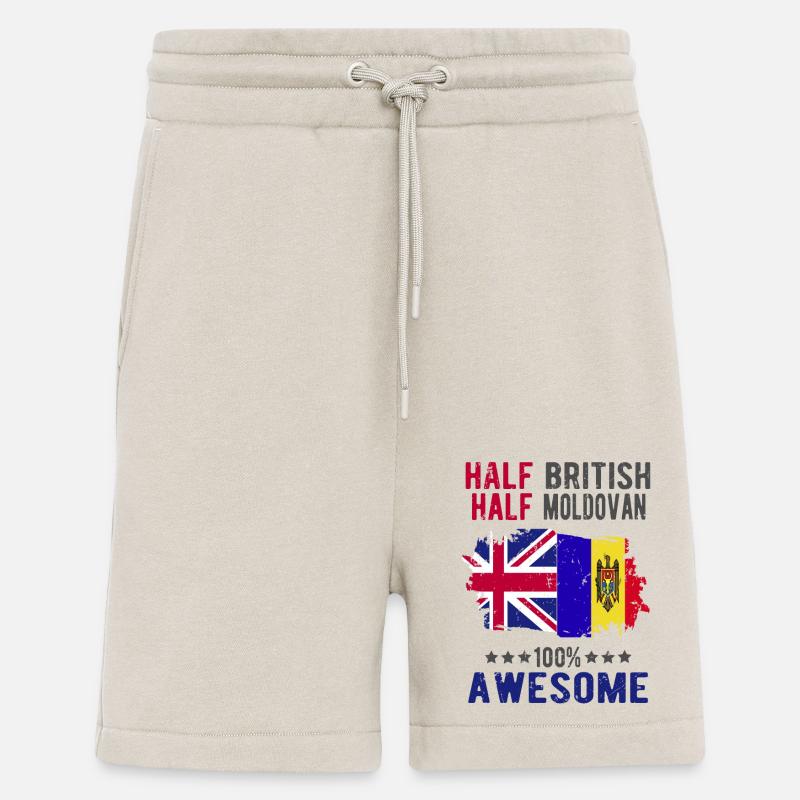 Halb Brite Halb Moldawier - Shorts - made by SPREAD - WARM CLAY