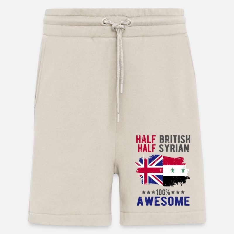 Halb Brite Halb Syrier - Shorts - made by SPREAD - WARM CLAY