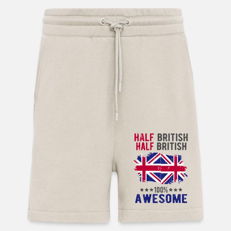 Half British Half British - Shorts - made by SPREAD - WARM CLAY