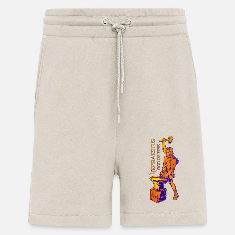 Gott des Feuers - Hephaistos - Shorts - made by SPREAD - WARM CLAY