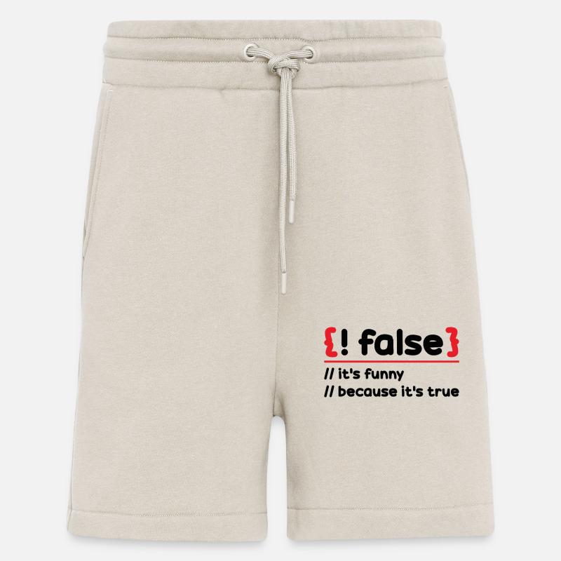 Programmer Programming Software Coding Encoder - Shorts - made by SPREAD - WARM CLAY