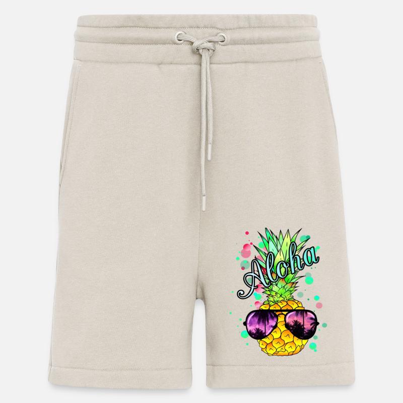 Aloha Ananas mit Sonnenbrille - Shorts - made by SPREAD - WARM CLAY