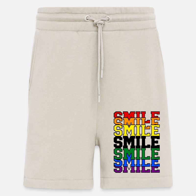 Smile Regenbogen - Shorts - made by SPREAD - WARM CLAY