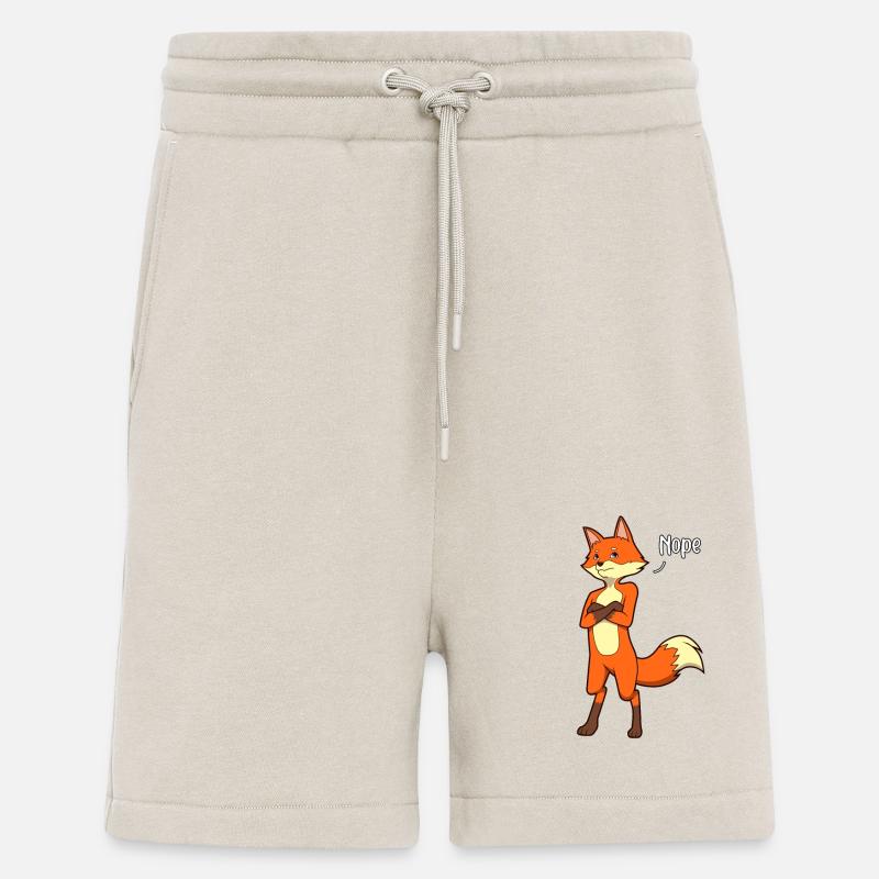 Fox Naysayer - Nope - Short bio décontracté fabriqué en UE - WARM CLAY
