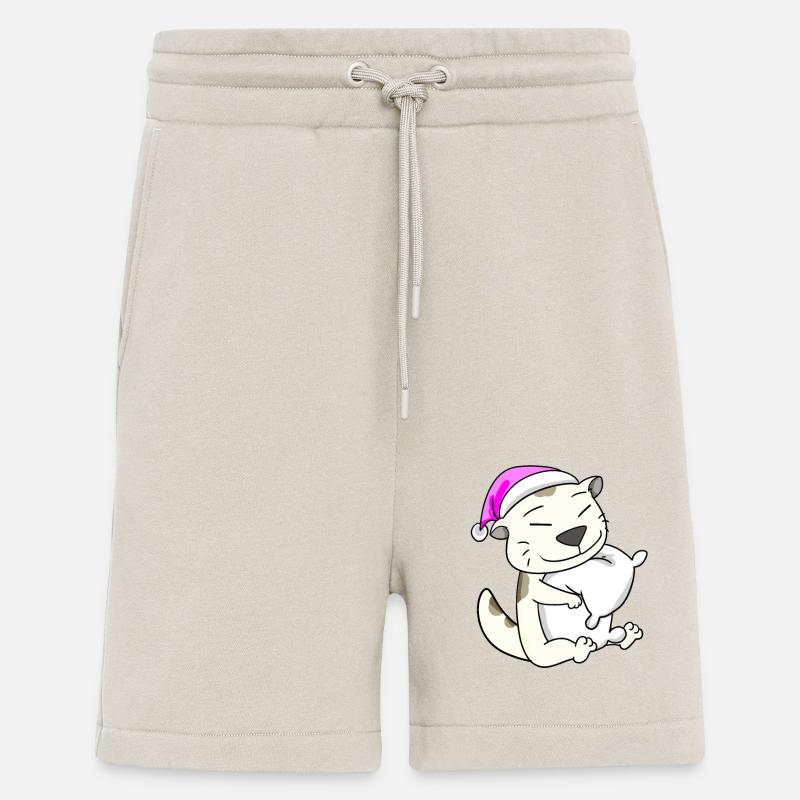 Cat cat breed Devon Rex - Shorts - made by SPREAD - WARM CLAY