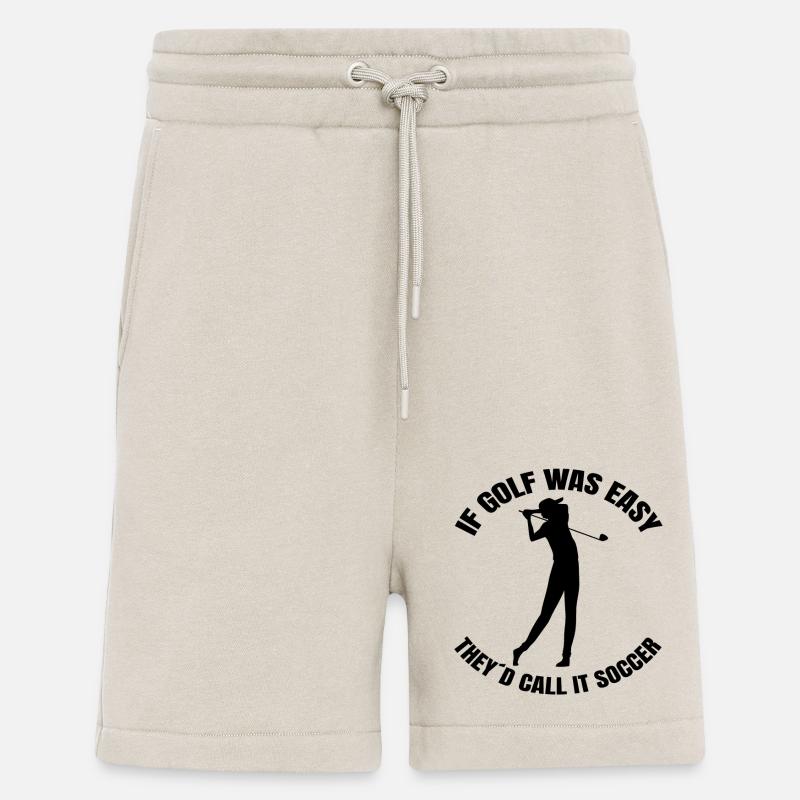 Golf Golfspielerin Golfschläger Spruch Golfball - Shorts - made by SPREAD - WARM CLAY