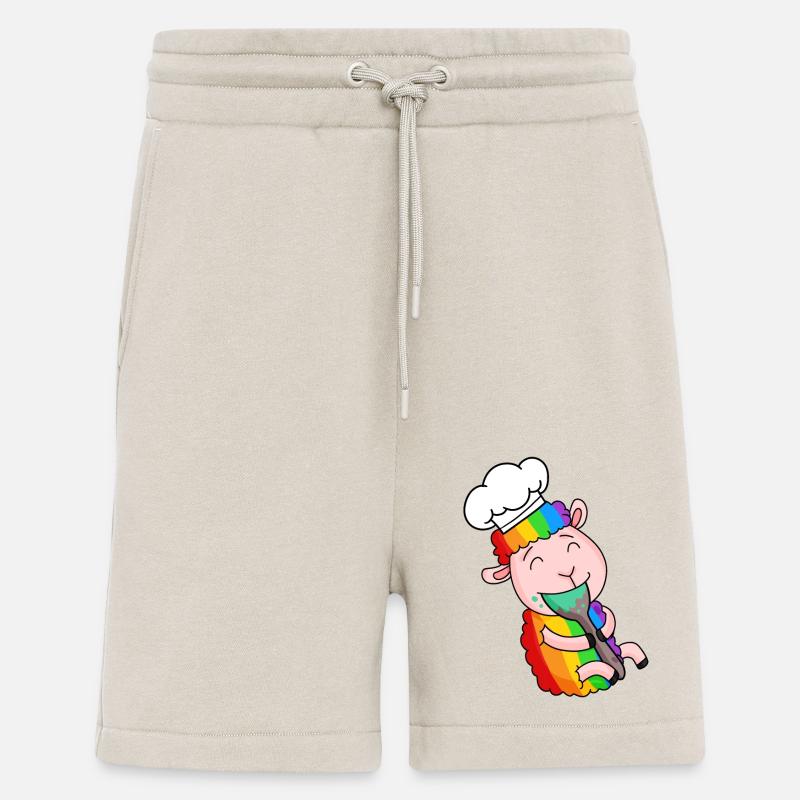 Cuisinier de mouton mignon - Short bio décontracté fabriqué en UE - WARM CLAY