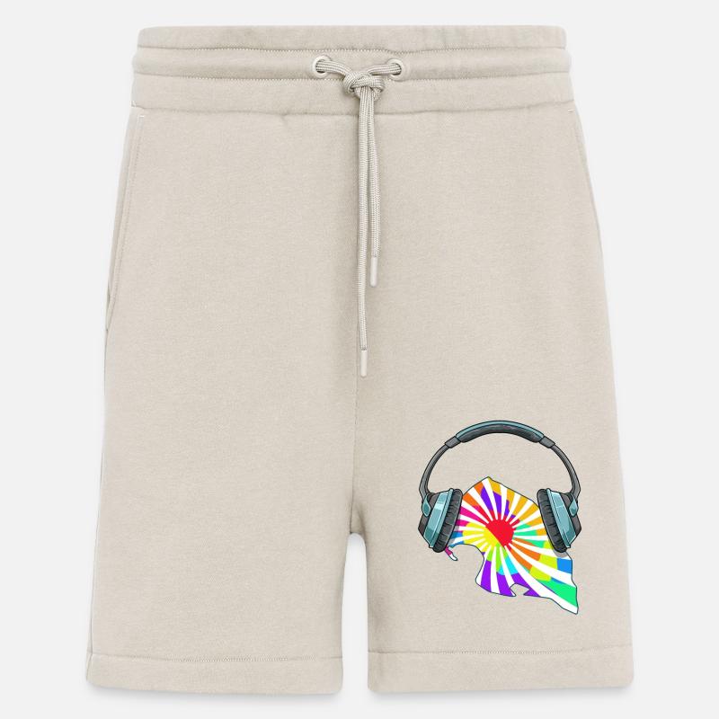 Fehmarn Kopfhörer Musik Bunt - Shorts - made by SPREAD - WARM CLAY