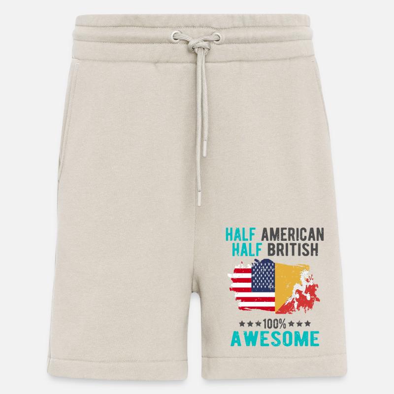 Halb Amerikaner Halb Brite - Shorts - made by SPREAD - WARM CLAY