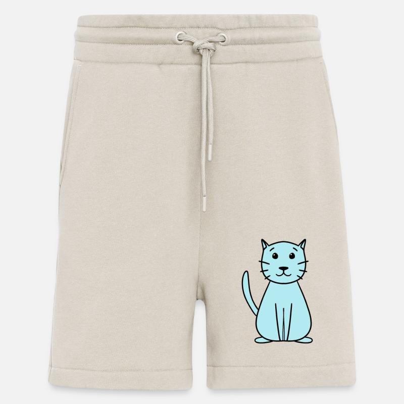 einfache niedliche Katze - Shorts - made by SPREAD - WARM CLAY