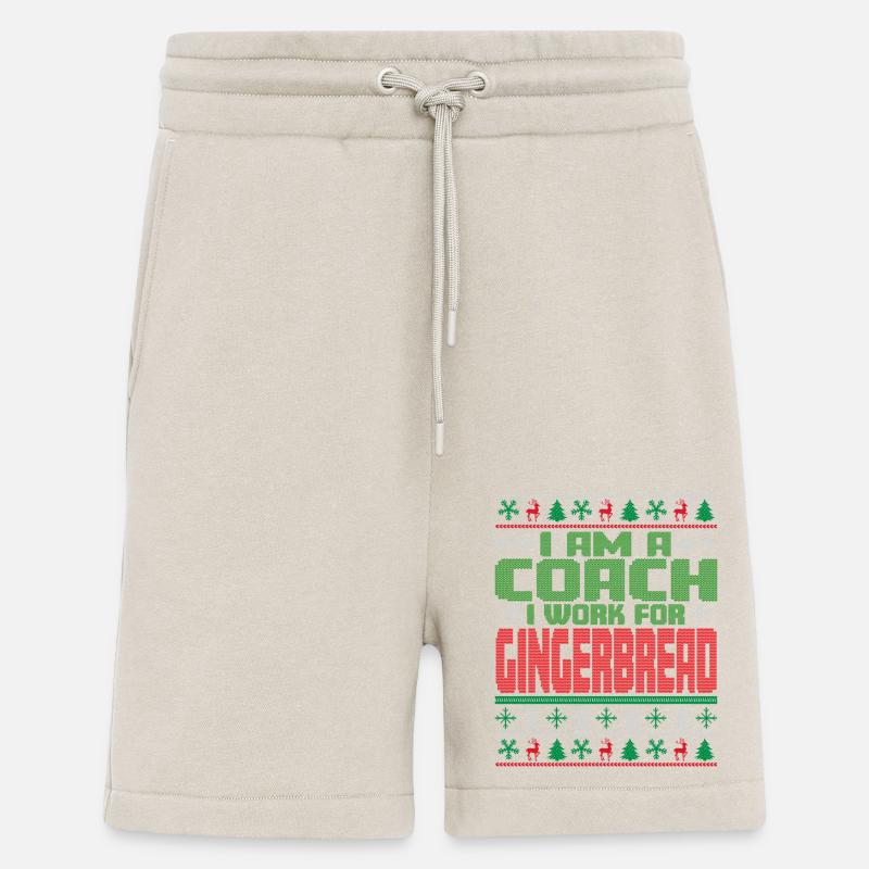 Trainer Weihnachten Spruch - Shorts - made by SPREAD - WARM CLAY