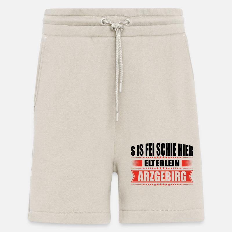 Erzgebirge Heimat Elterlein - Shorts - made by SPREAD - WARM CLAY