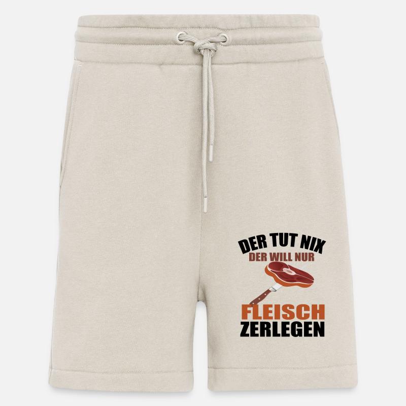 Fleischer Metzger Zerleger Zerlegen - Shorts - made by SPREAD - WARM CLAY